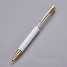 Bolígrafo decorador tubo vacío para personalizar oro blanco x 1 unidad