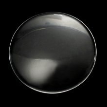 Cabujón Redondo 38 mm en cristal transparente