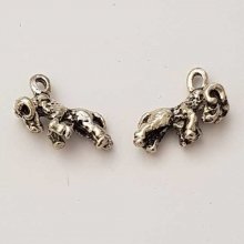 Colgante signo del zodiaco Aries Metal plateado N°01