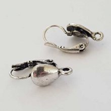 Portapendientes Dormeuse N°117 x 1 Par Plata