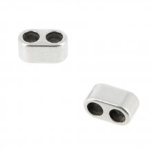 Passant 5 mm en Zamak N°09 Argent Double