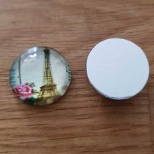 cabochon rond en verre 18mm divers 004