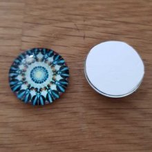 cabochon rond en verre 20mm divers 004