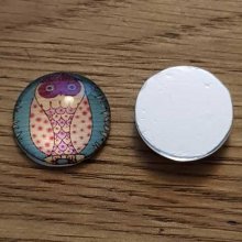 cabochon rond en verre 16mm divers 004