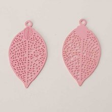 Estampe N°13 Feuille 28 mm Rose