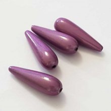 Perle Magique Goutte Mauve 30 mm