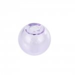 1 Bola de cristal redonda para rellenar 20mm Morado