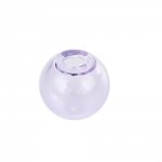 10 Bolas de vidrio redondas 12mm Morado para rellenar