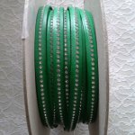 Cuero B-Verde 10 mm Swarovski Strass por 20 cm