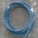 Cordón hueco de pvc de 1 metro 4 mm Turquesa pastel