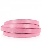 10 mm Piel plana de becerro lisa Light Fushia por 20 cm