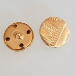Botón Oro N°01 Redondo 23mm