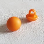 Botones fantasía niños y bebés Demi Boule motivo N°04-05 Naranja