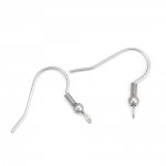 Portapendientes Gancho de acero inoxidable N°03 x 1 par