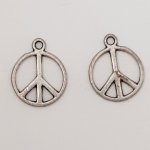 Amuleto Peace & Love N°07 Plata Mate