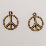 Amuleto Peace & Love N°07 Bronce