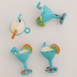 Charms de vidrio para cocina N°05