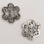 Charm Flor Metal N°015 Plata