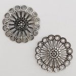 Charm Flor Metal N°026 Plata