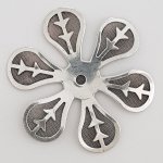 Charm Flor Metal N°029 Plata