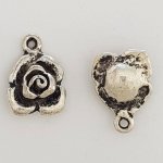 Charm Flor Metal N°045 Plata