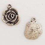 Charm Flor Metal N°046 Plata