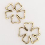 Charm Flor Metal N°094 Oro Viejo