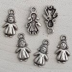 Colgante para niño N°58 Niña Plata