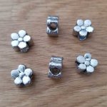 Charm Flor Metal N°034 Plata