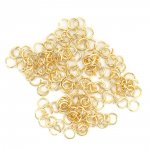 10 Junction Rings 06 mm 02 Open Dorado