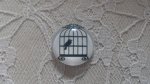 cabujón de vidrio redondo 20mm aves 015 