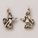 Virgo Zodiac Sign Charm Silver Metal N°01