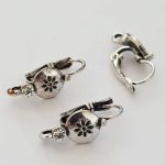 Portapendientes Dormeuse N°112 x 1 Par Plata