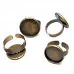 1 support bague plateau de 20 mm Bronze N°003