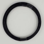 Bobine de 3 mètres fil aluminium rond 2 mm Noir