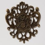 Breloque Blason Bouclier Armoiries N°03 Bronze