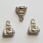 Breloque Bouddha N°05 12 mm Argent