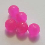 Perle Acrylique Ronde 10 mm Rose 04 x 1 Pièce