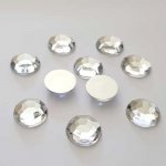 Strass rond argent 14 mm par 10 pièces