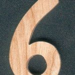 Número de madera 6 5 cm, madera maciza de fresno, hecho a mano, números adhesivos para relojes