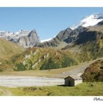 Postal Lago de Gliere, Champagny en vanoise en verano