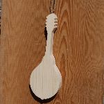 Mandolina de madera maciza ht15cm, decoración de boda musical regalo hecho a mano músico