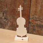 violonchelo de madera ht 20 cm decoración interior, decoración de mesa, regalo de músico, hecho a mano