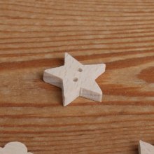 Botón de estrella de 5 puntas para decorar y coser