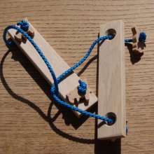 Puzzle de marmotas Madera y cuerda
