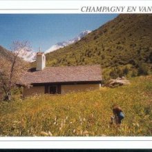 Tarjeta postal Champagny le Haut Capilla de Friburge