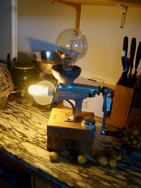 L&aacute;mpara de carnicero estilo EDISON