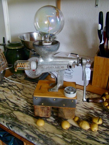 L&aacute;mpara de carnicero estilo EDISON