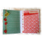 Livre de recettes, journal intime, aux couleurs du soleil "Summer Days" jaune orange vert