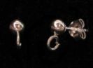 Boucles d'oreille clou boule Argent 925